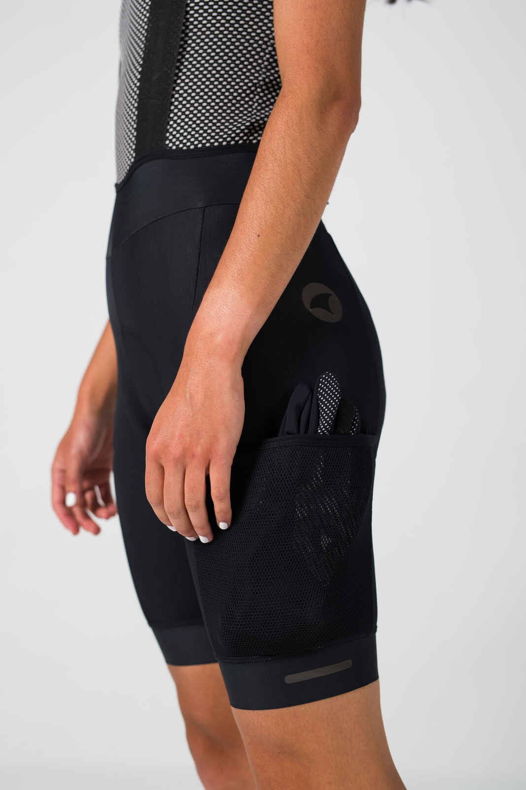 Women's Thermal Cycling Bibs - Side View