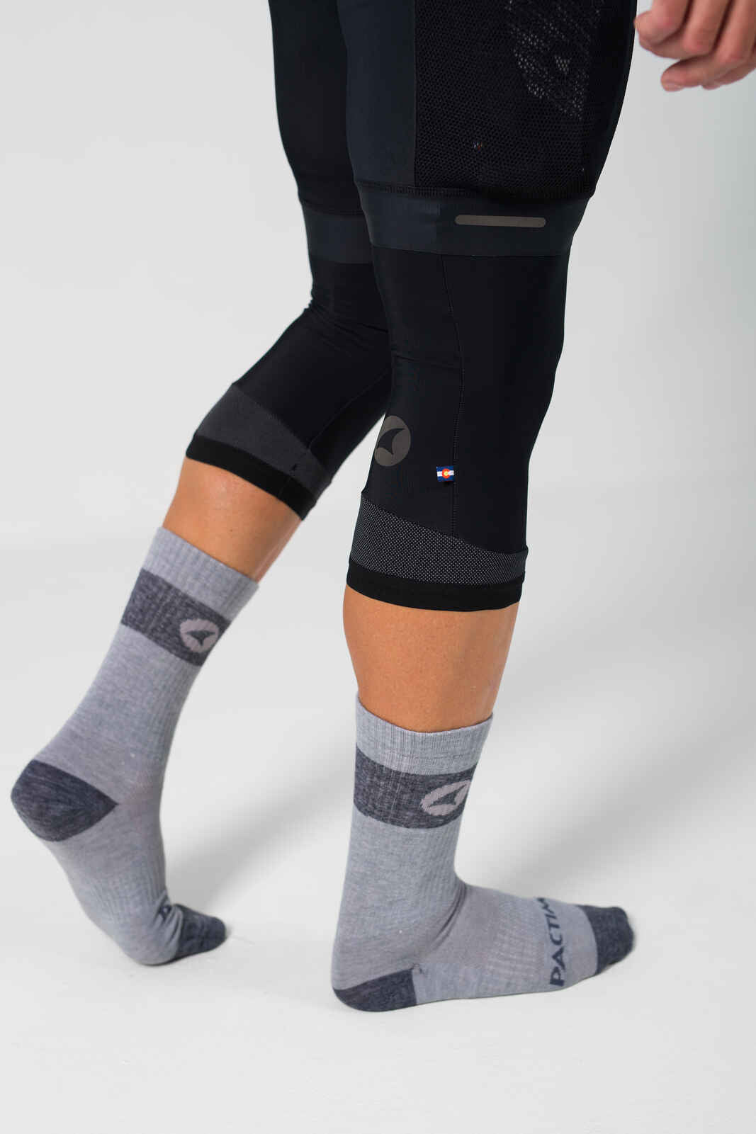 Cycling Knee Warmers On Body - Alpine Thermal