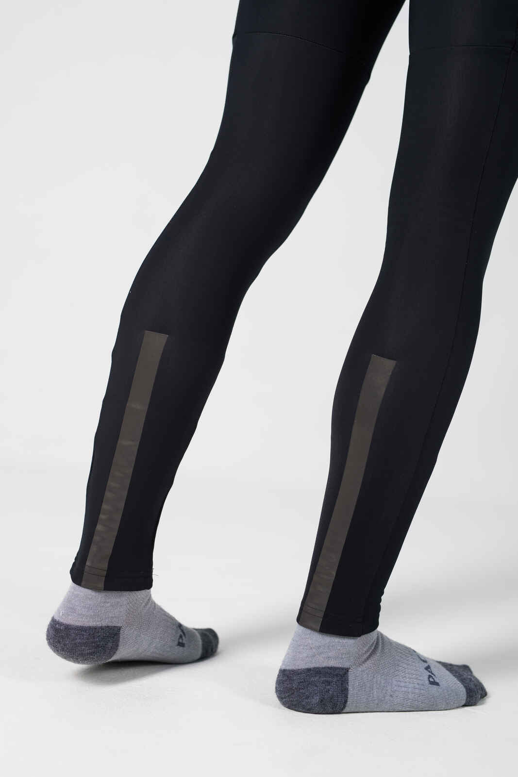Women's Thermal Cycling Bib Tights - On Body Leg View