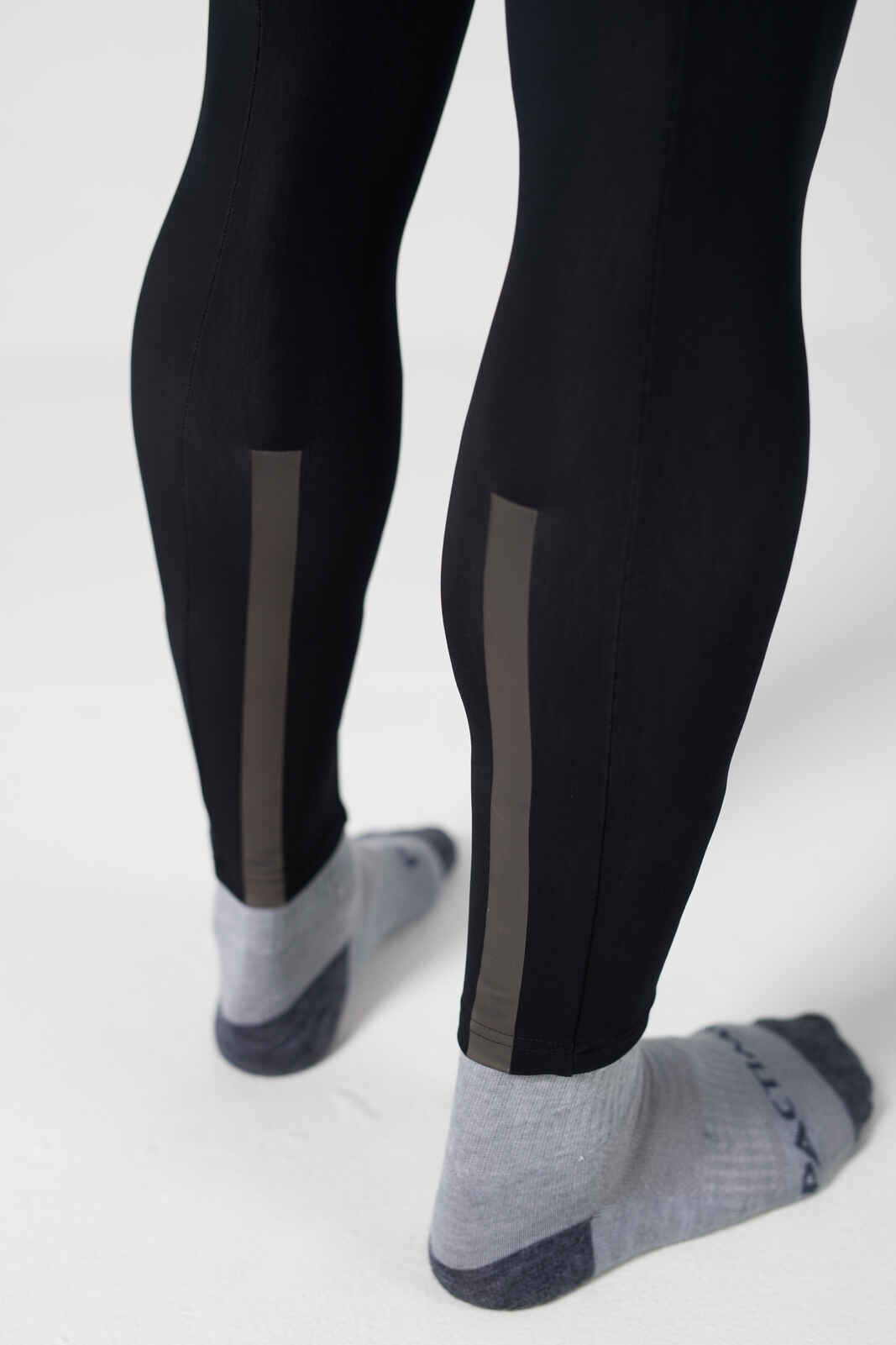 Men's Thermal Cycling Bib Tights - On Body Reflective Leg Details