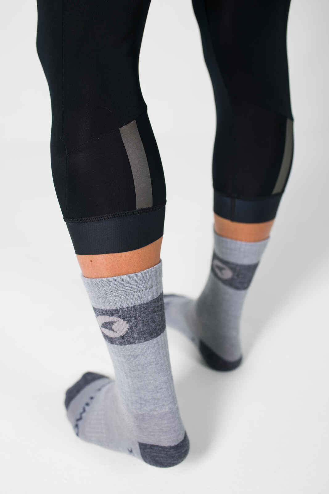 Men's Storm 3/4 Thermal Bib Tight - Leg Bands and Reflective Detail