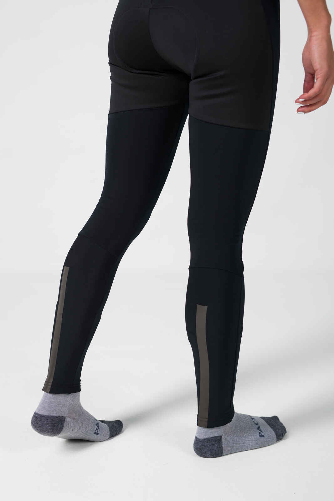 Skinny Thermal Coated-Effect Leggings with Ties