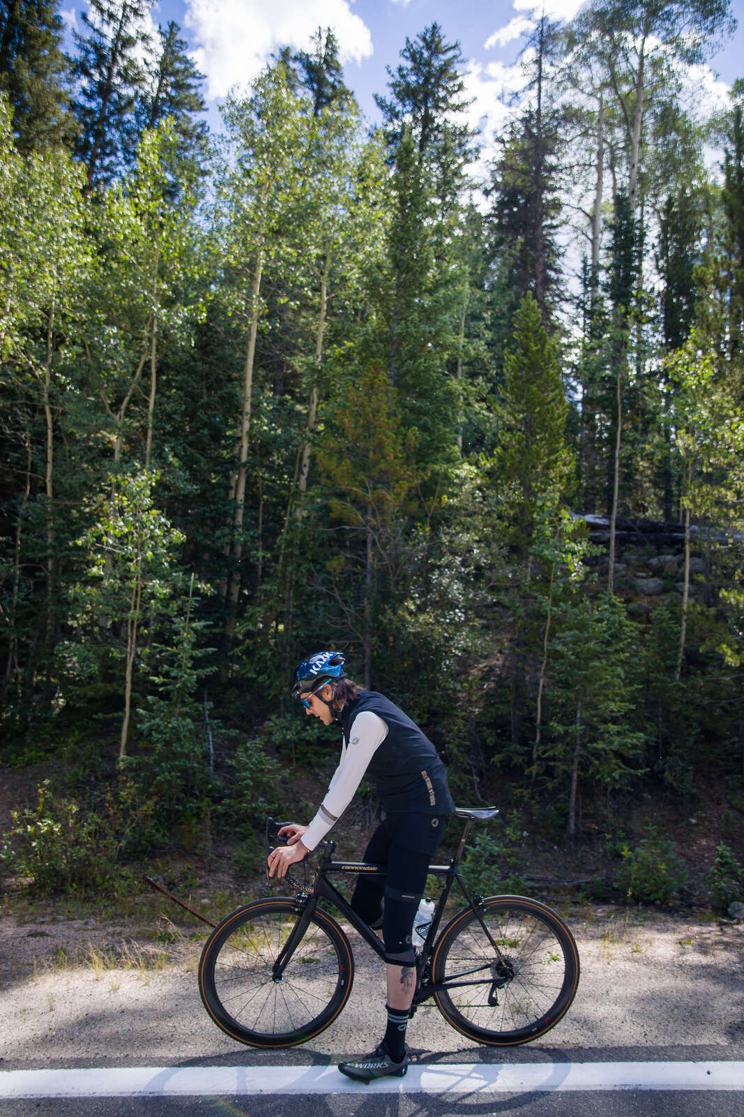 Men's Thermal Cycling Bibs - On Bike