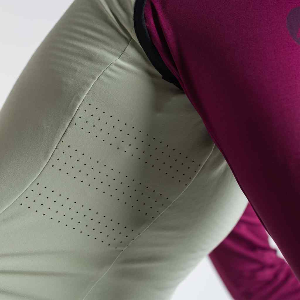 Women's Sage Green Thermal Cycling Vest - Alpine Side Vents