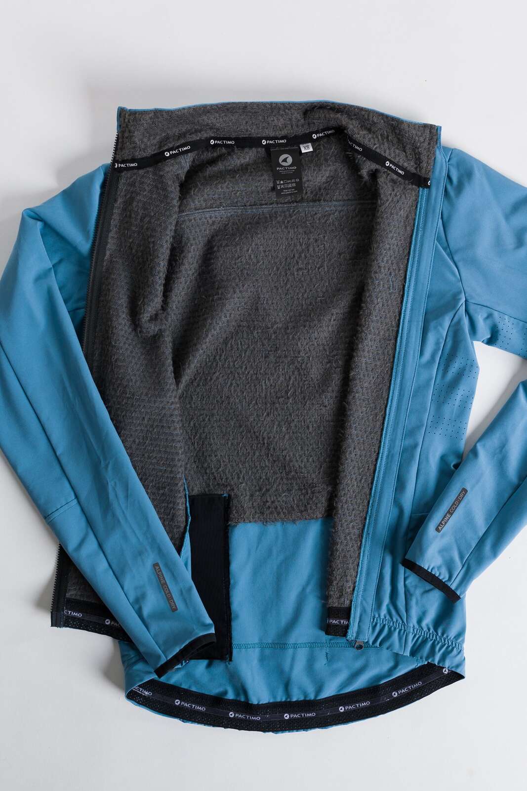 Men's Blue Winter Cycling Jacket - Polartec Insulation