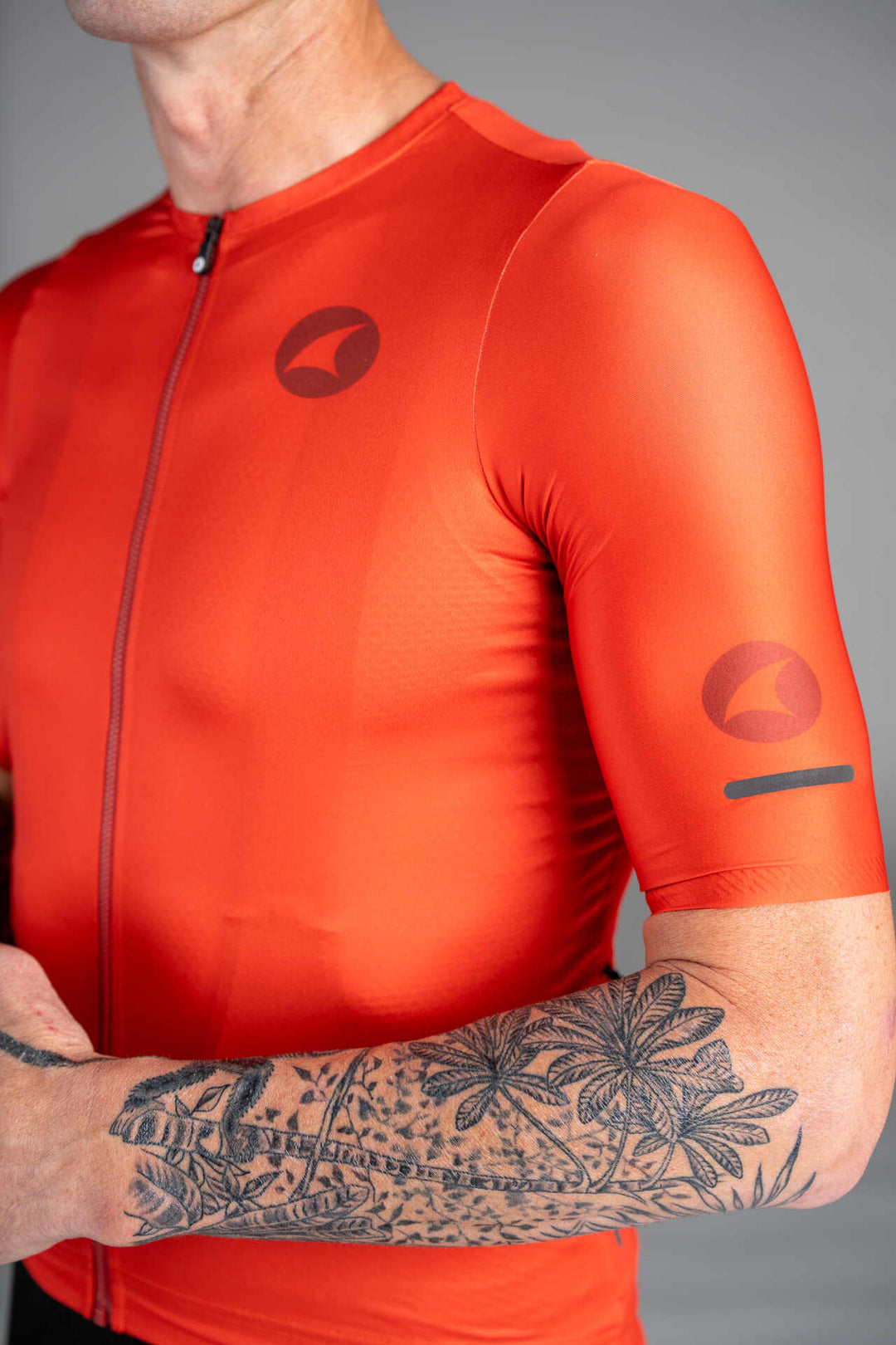 Men's Red Range Aero Cargo Cycling Jersey - Sleeve