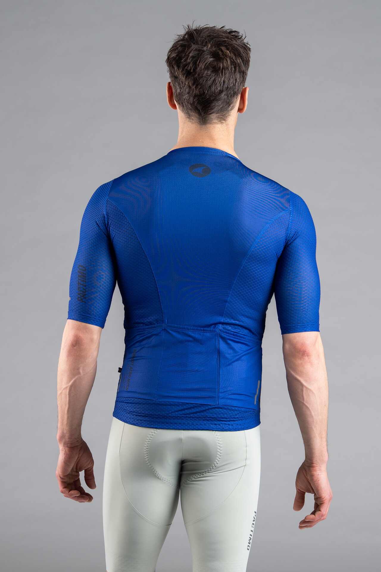 Men's Royal Blue Summit Aero Mesh Cycling Jersey - Back View