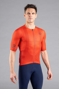 Men's Summit Aero Mesh Jersey, Short Sleeve - Red