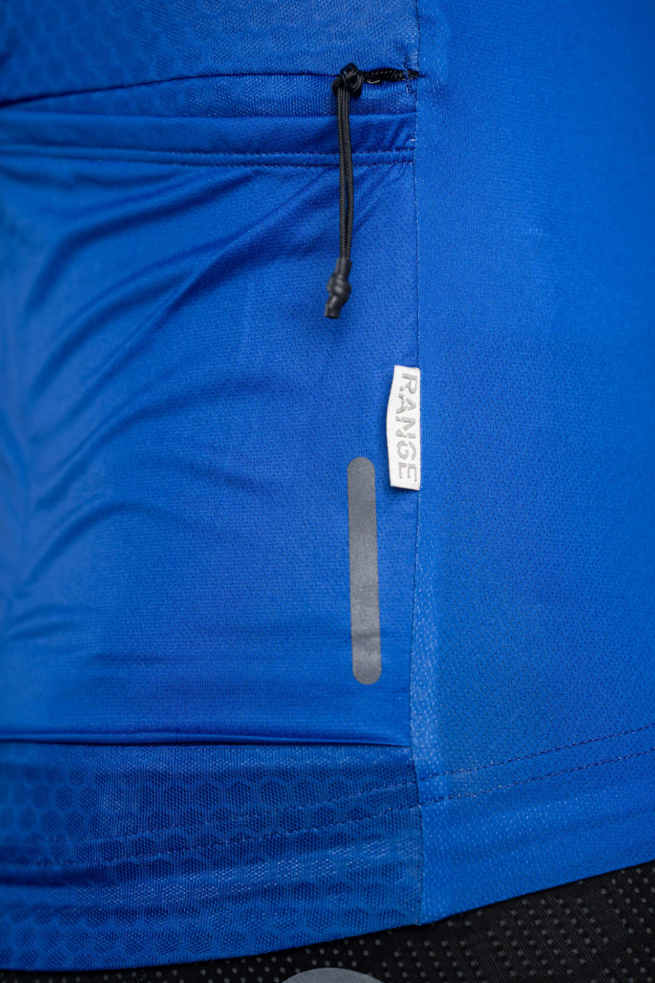 Men's Blue Range Aero Cargo Cycling Jersey - Zipper Back Pocket