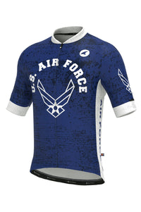 Men's US Air Force Cycling Jersey - Front View