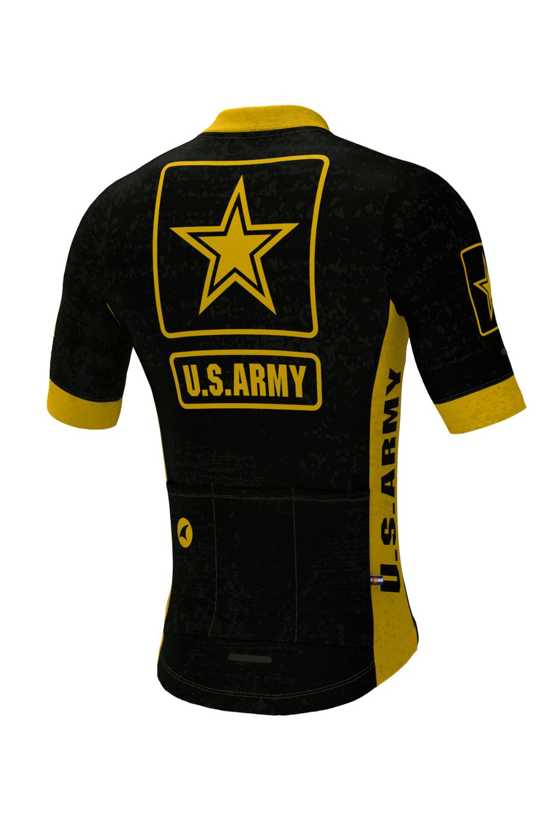 Men's US Army Cycling Jersey - Ascent Aero Back View