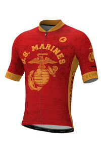 Men's US Marine Corps Cycling Jersey - Ascent Aero Front View