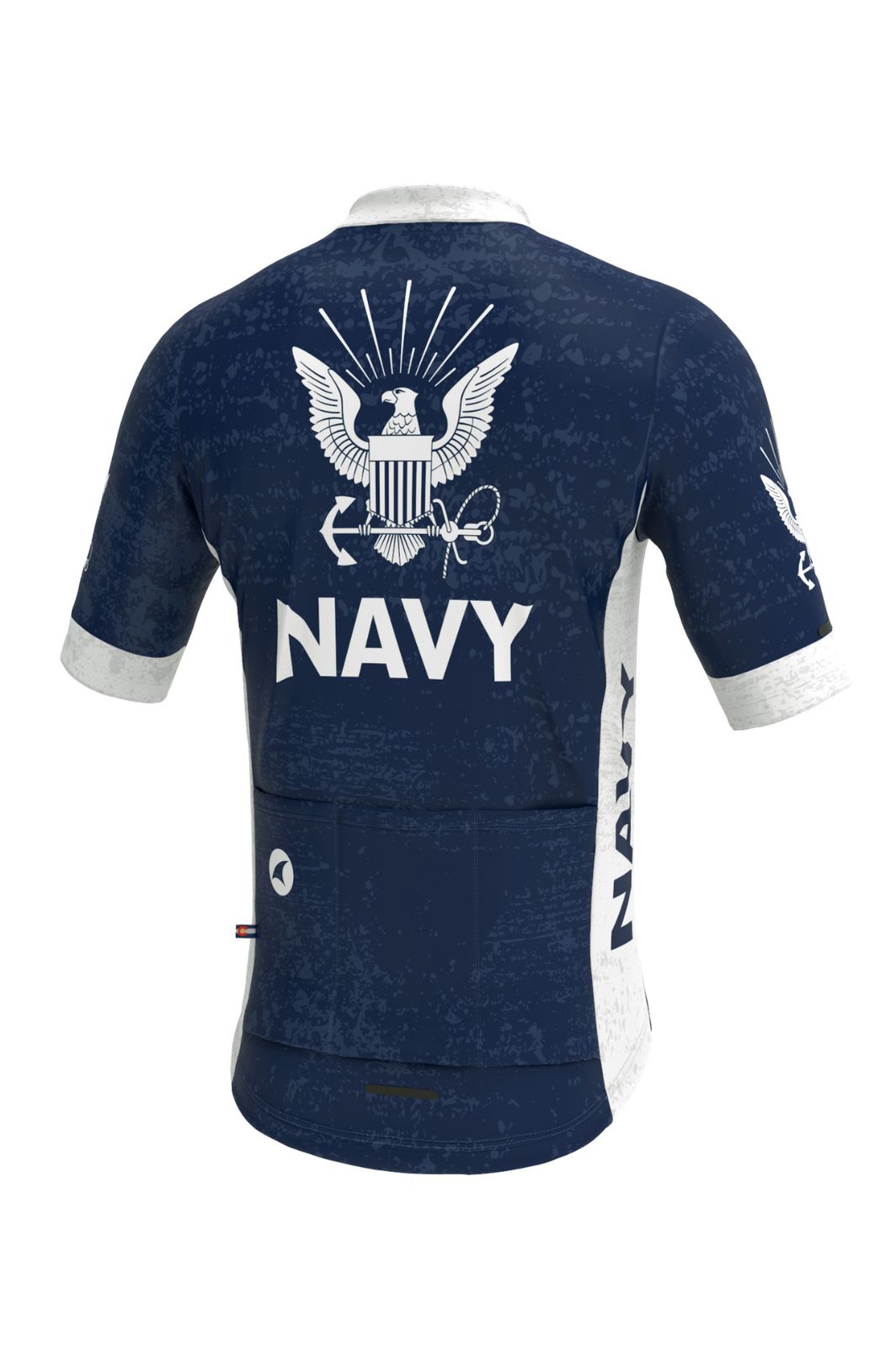 Men's US Navy Cycling Jersey - Ascent Back View