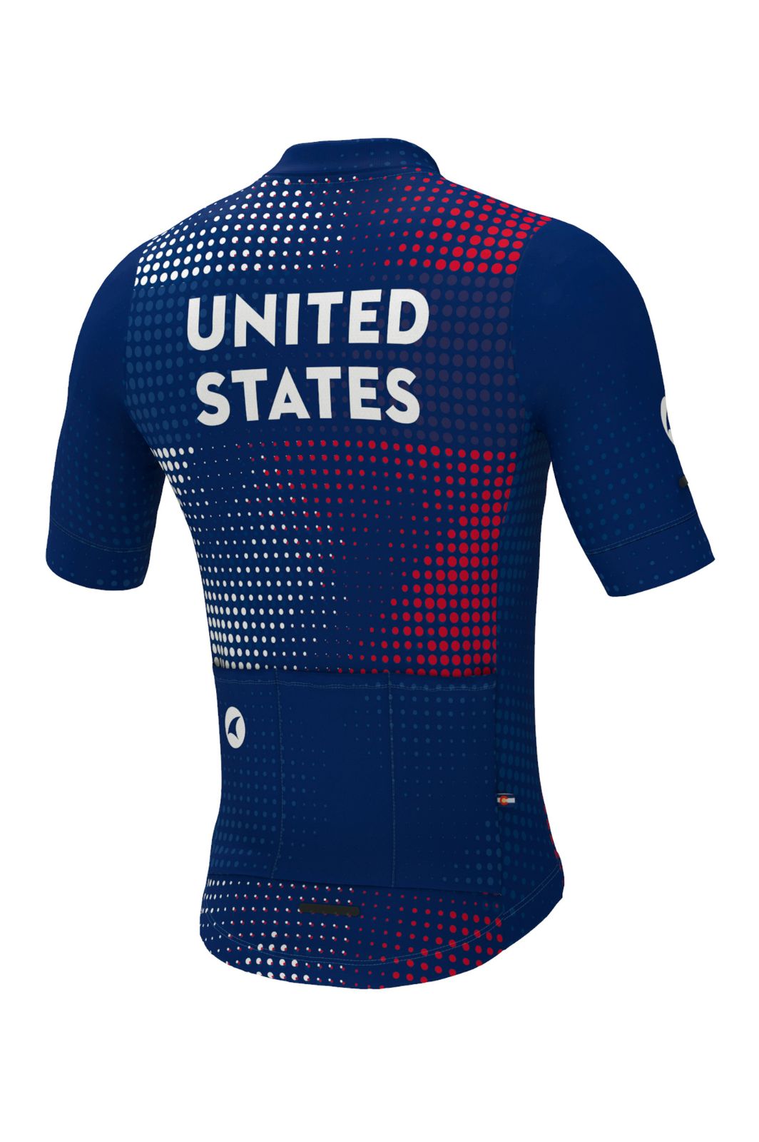 Men's USA Cycling Jersey - Ascent Aero Back View
