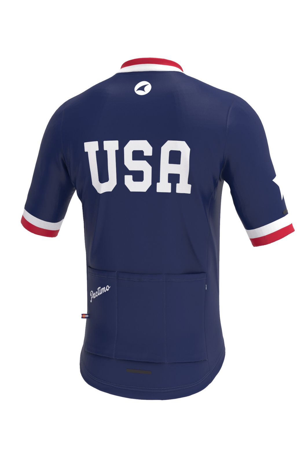 Men's Retro USA Cycling Jersey - Back View