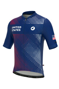 Men's USA Cycling Jersey - Ascent Aero Front View