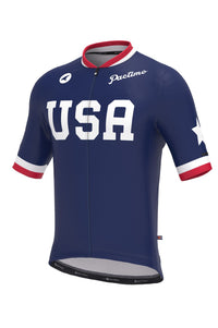 Men's Retro USA Cycling Jersey - Front View