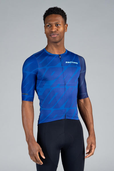 MensBlueFlyteCyclingJersey-