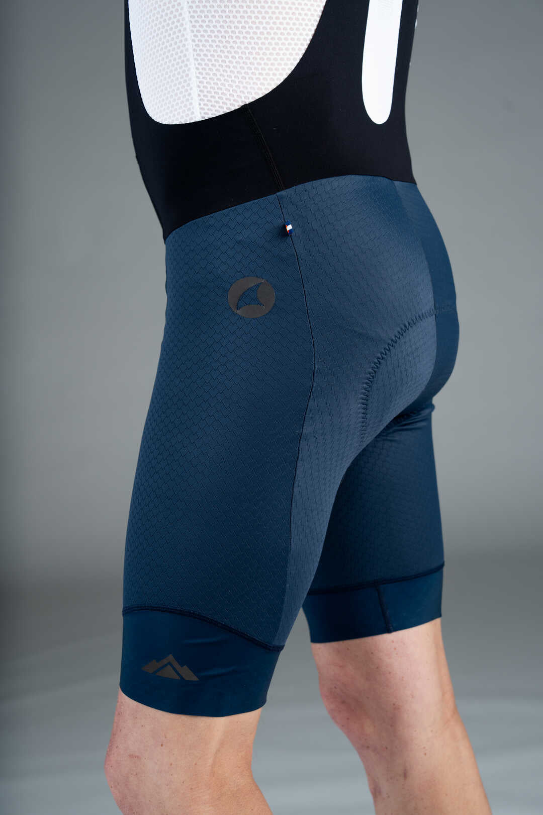 Men's Dark Navy Summit Raptor Cycling Bibs - Side View
