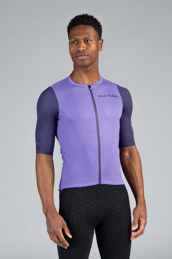 MensPurpleMeshCyclingJersey-