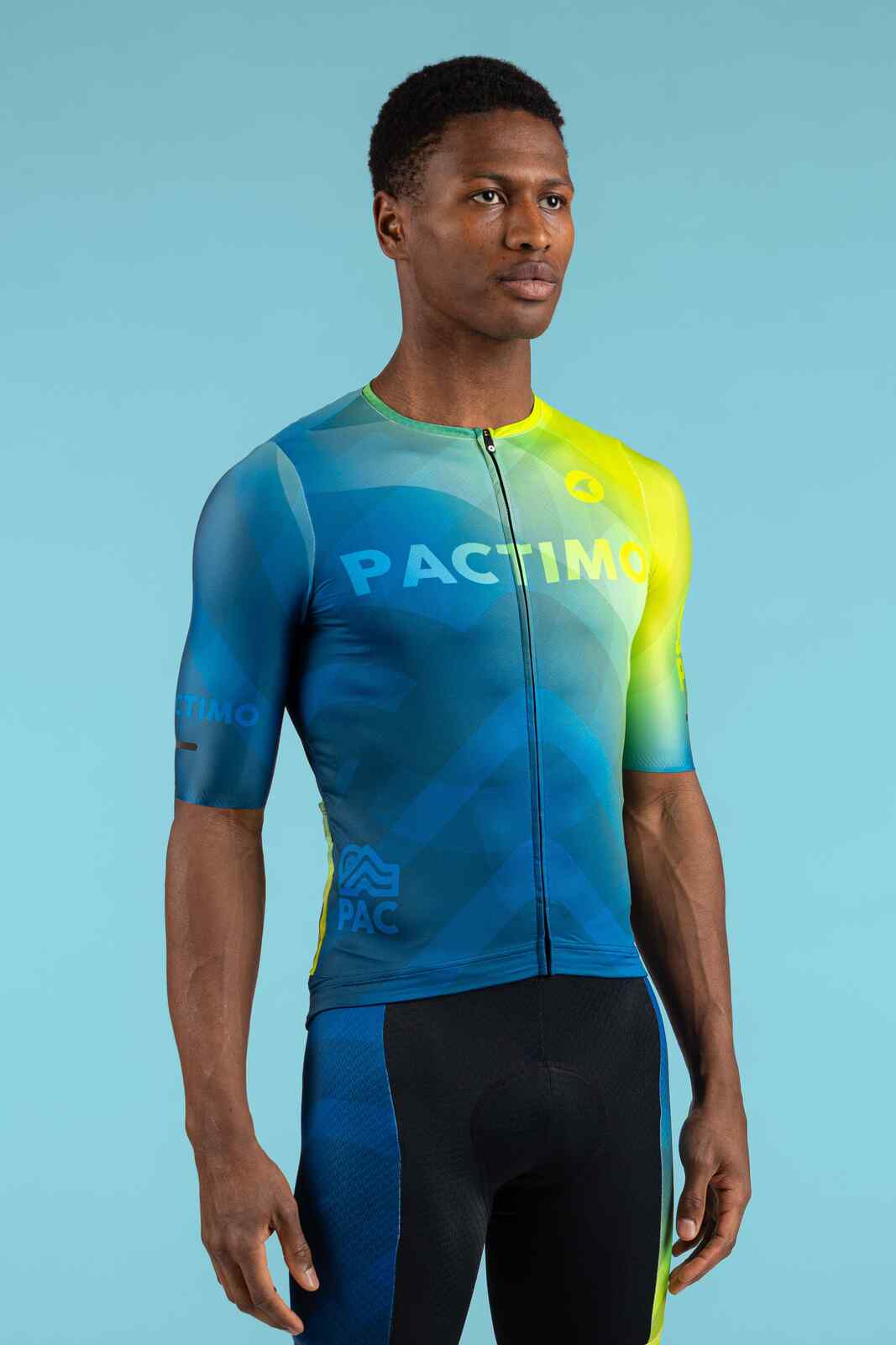 Men's PAC Summit Cycling Jersey - Cool Fade Front View