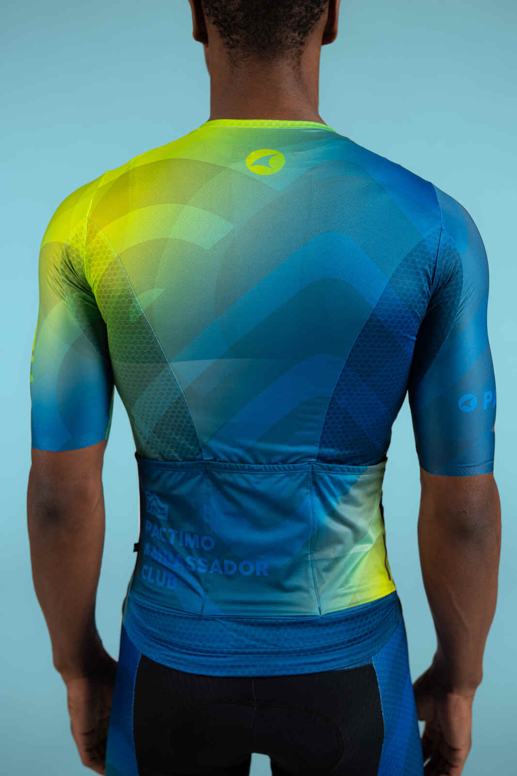 Men's PAC Summit Aero Cycling Jersey - Cool Fade Back Pockets