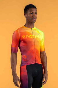 Men's PAC Summit Cycling Jersey - Warm Fade Front View
