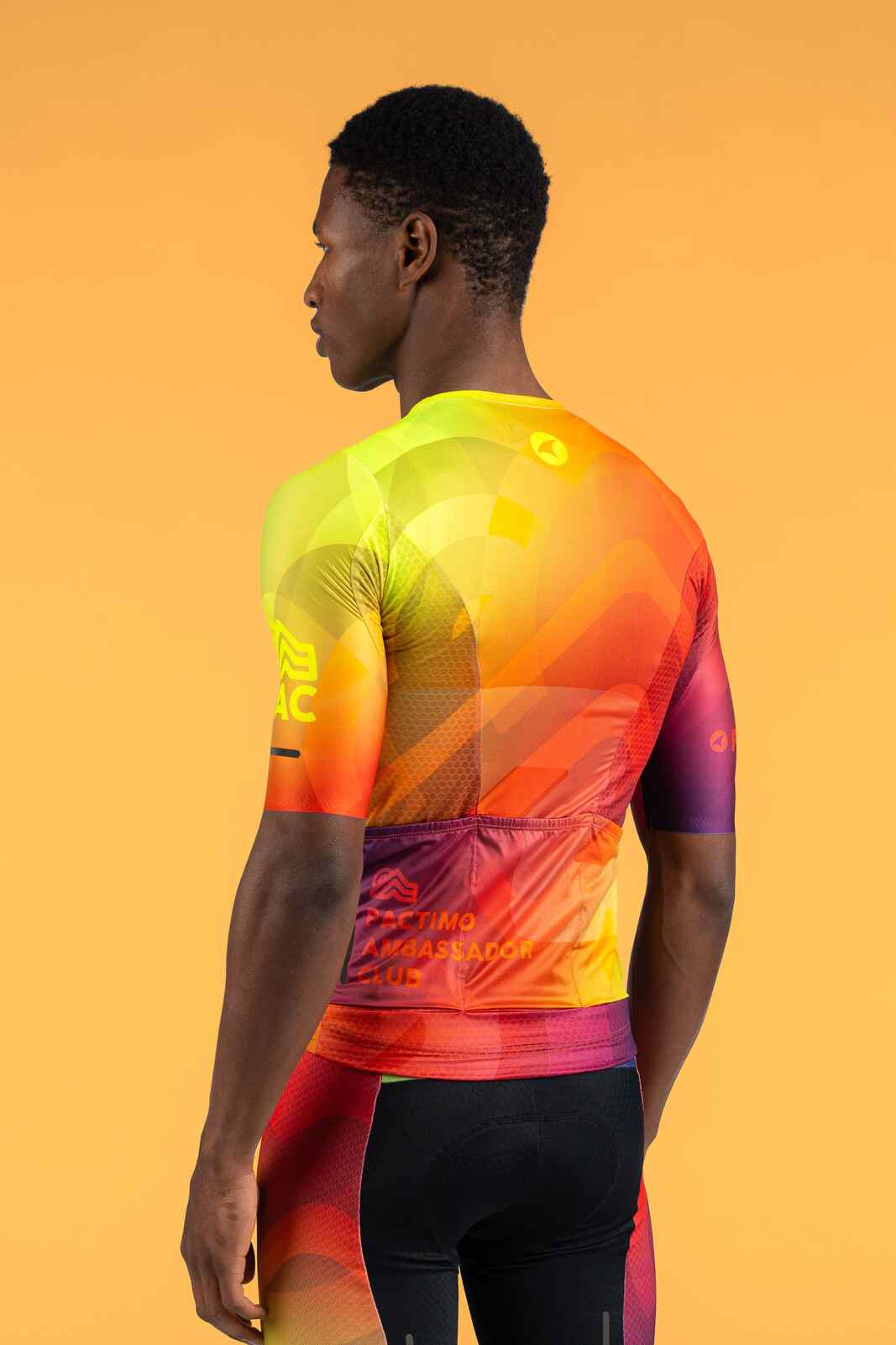 Men's PAC Summit Cycling Jersey - Warm Fade Side View