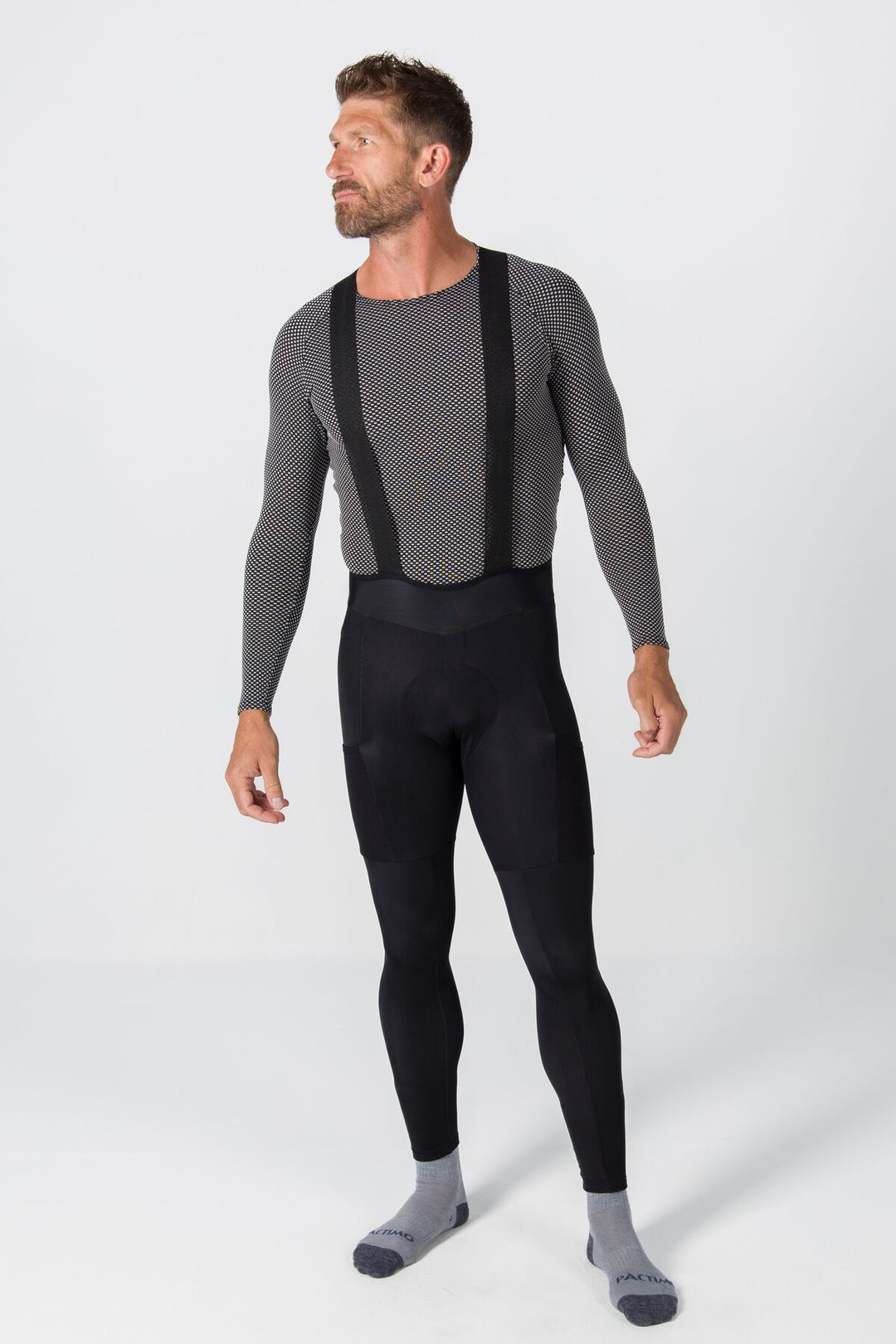 Men’s Thermal Cycling Bib Tights for Cool/Cold Weather | Pactimo