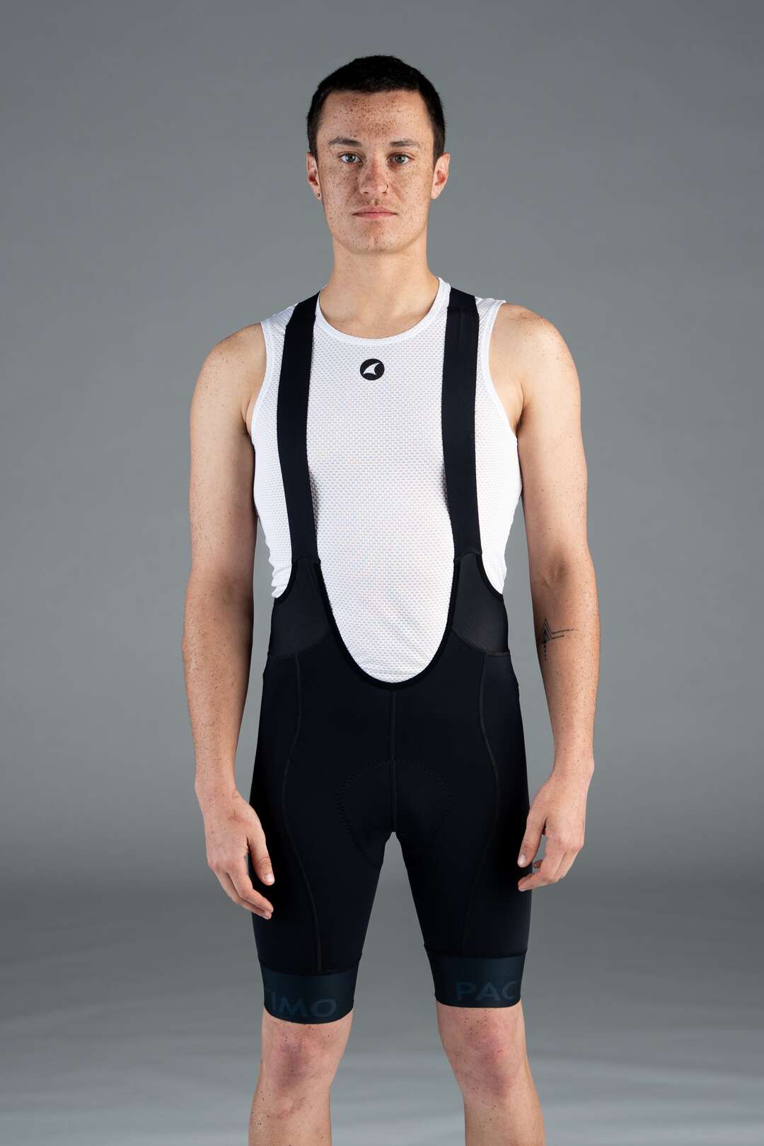Men's Ascent Vector Pro Cycling Bibs - Front View