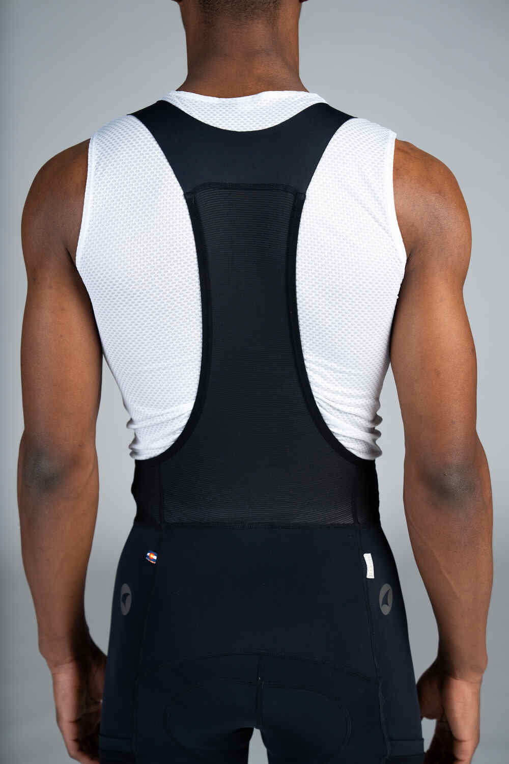 Men's Black Cargo Bibs - Ascent Range Back Uppers