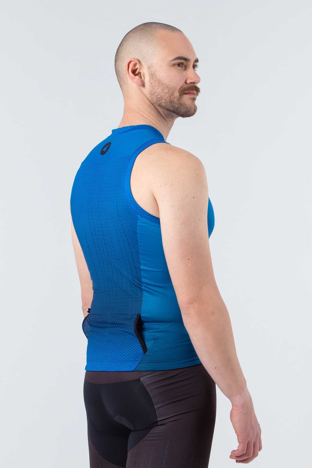 Men's Sleeveless Tri Jersey - Back View