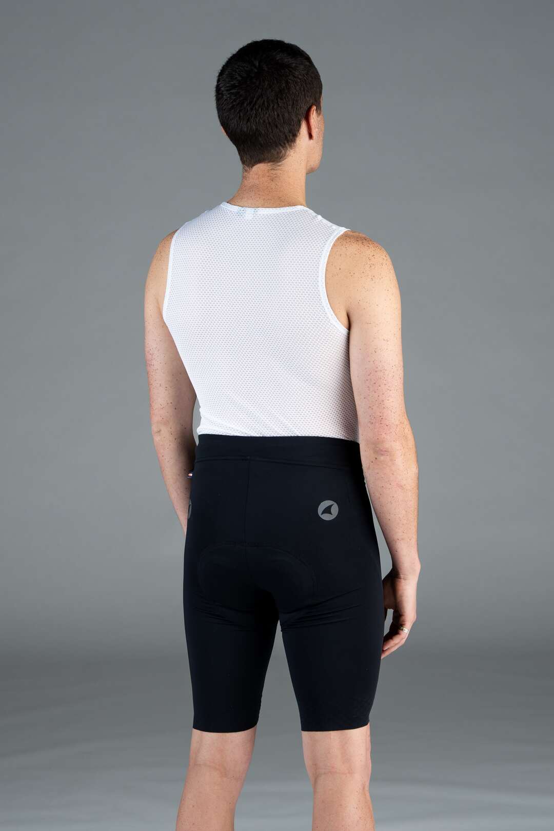 Men's Black Summit Cycling Short - Back View
