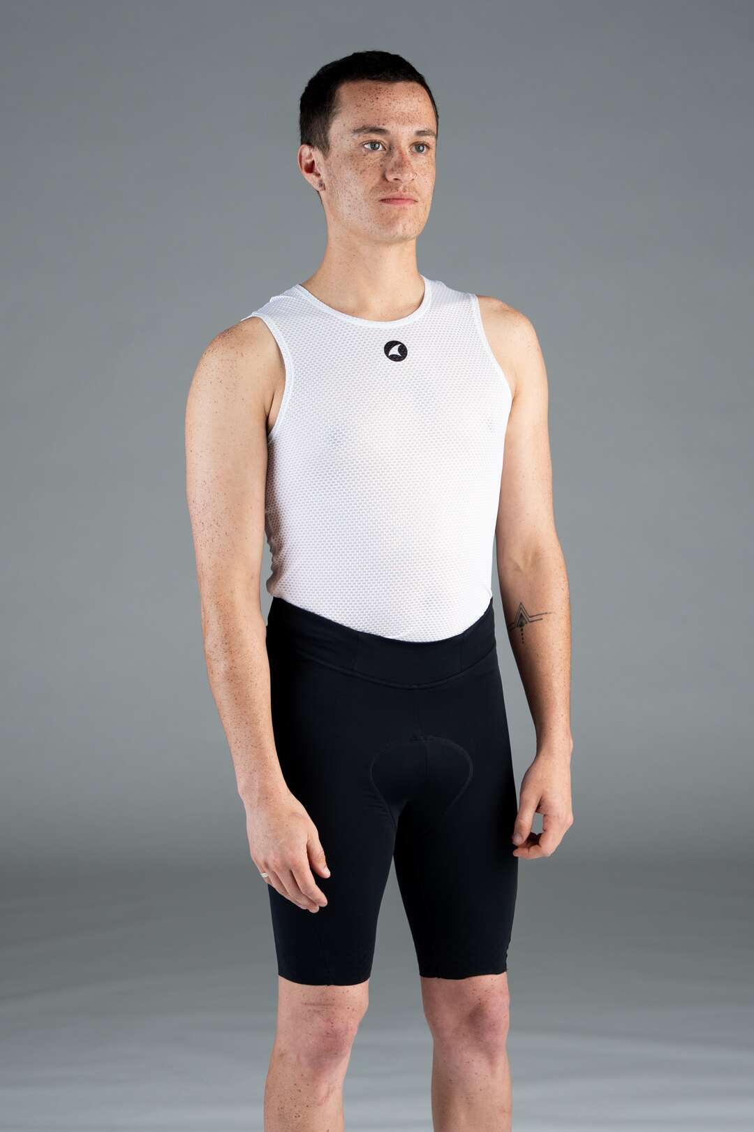 Men's Black Summit Cycling Short - Front View