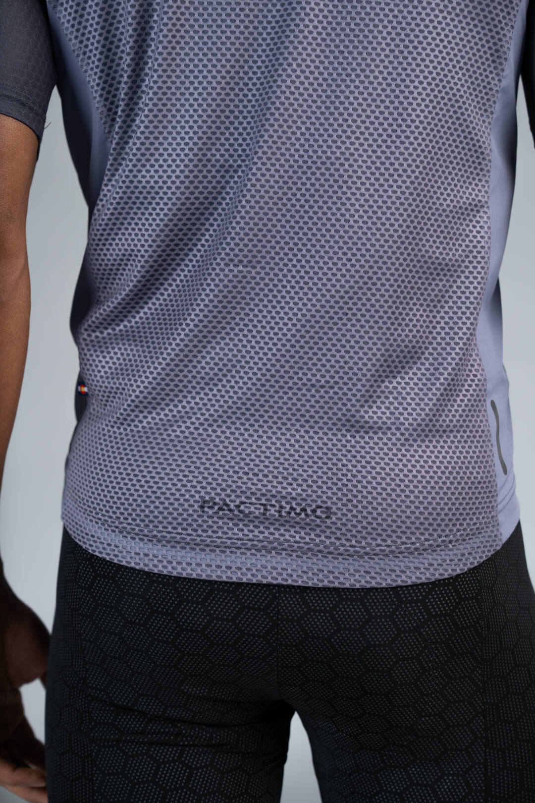 Men's Grey Divide Cycling Wind Vest - Back Mesh