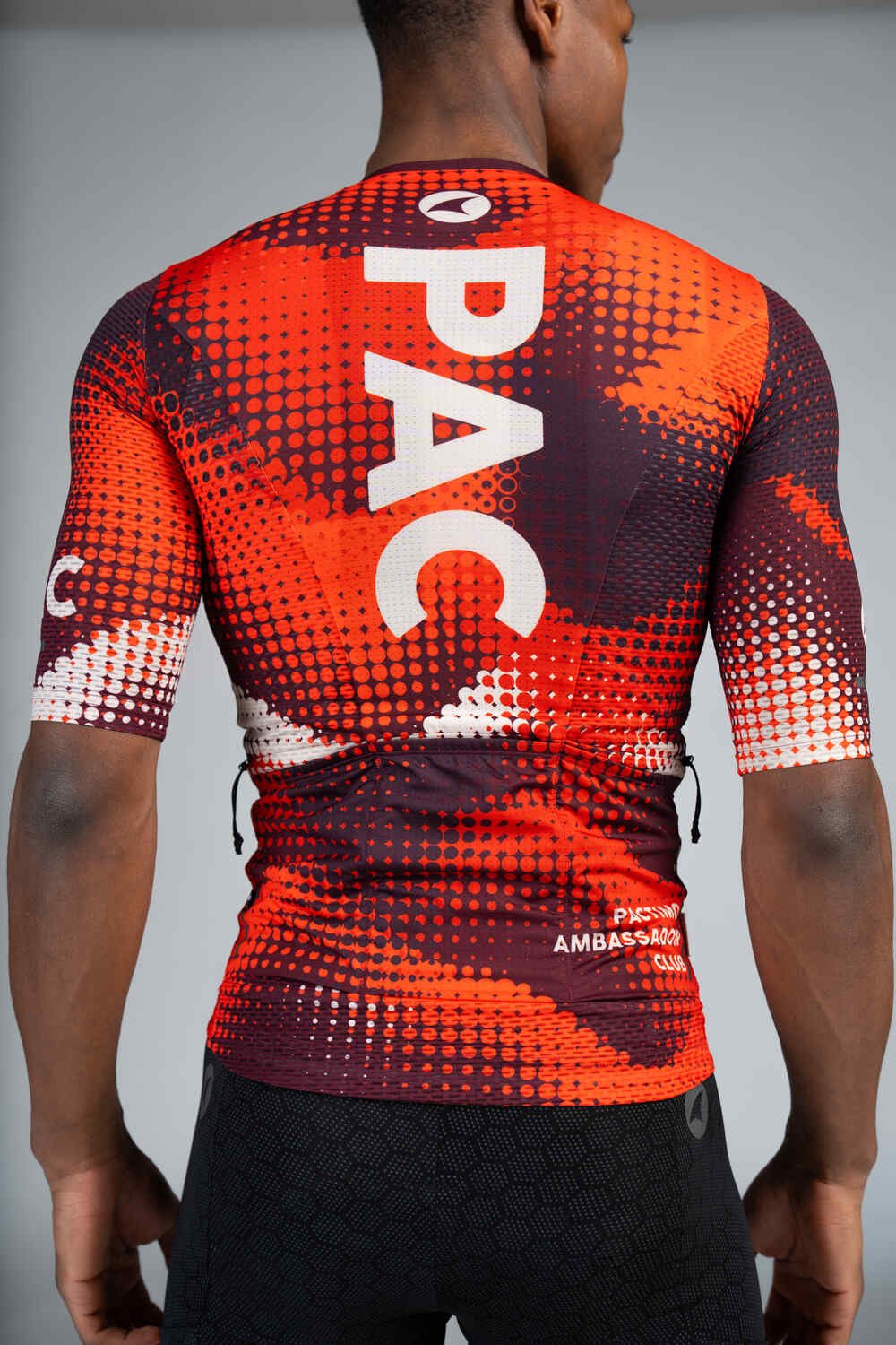 Men's PAC Aero Cargo Mesh Cycling Jersey - Desert Paintbrush Back Close-Up
