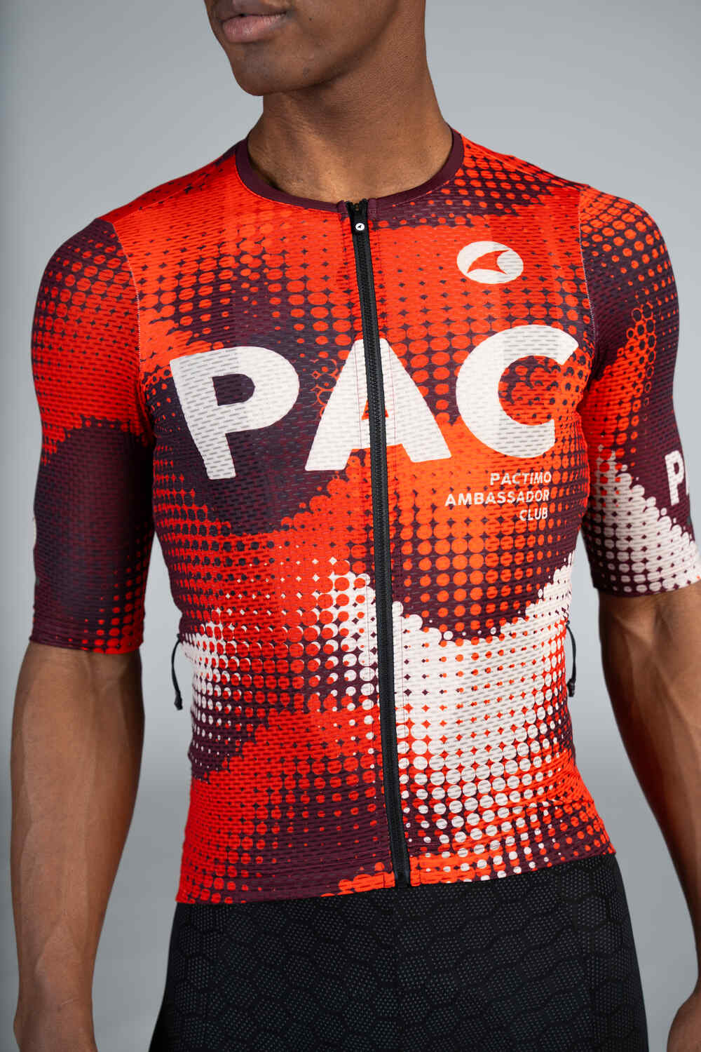 Men's PAC Aero Cargo Mesh Cycling Jersey - Desert Paintbrush Front Close-Up