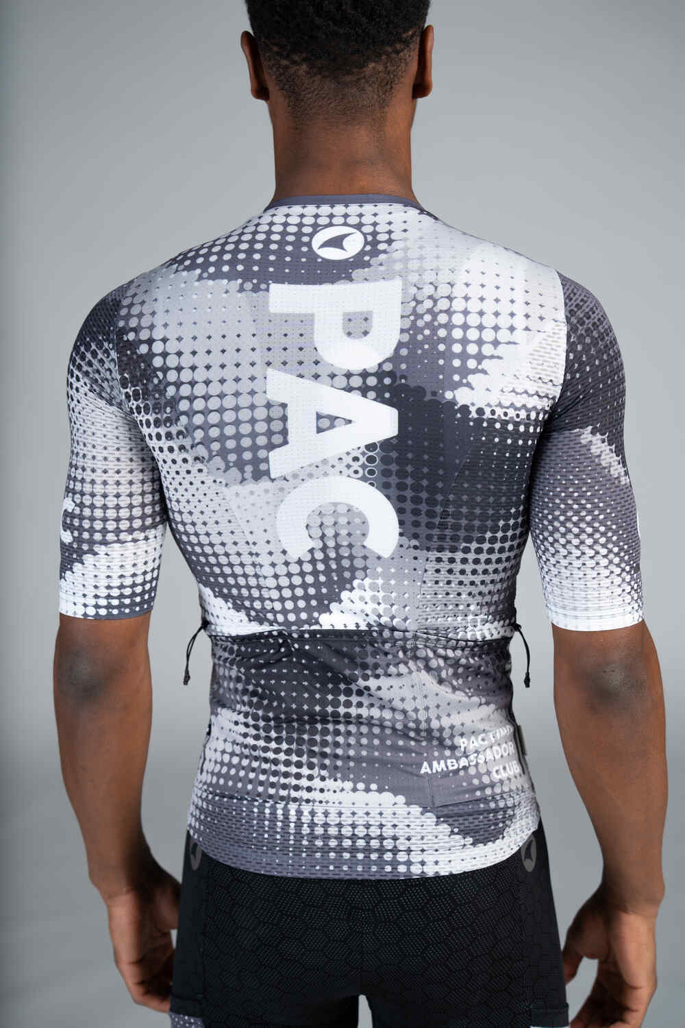 Men's PAC Aero Cargo Mesh Cycling Jersey - Granite Back Close-Up