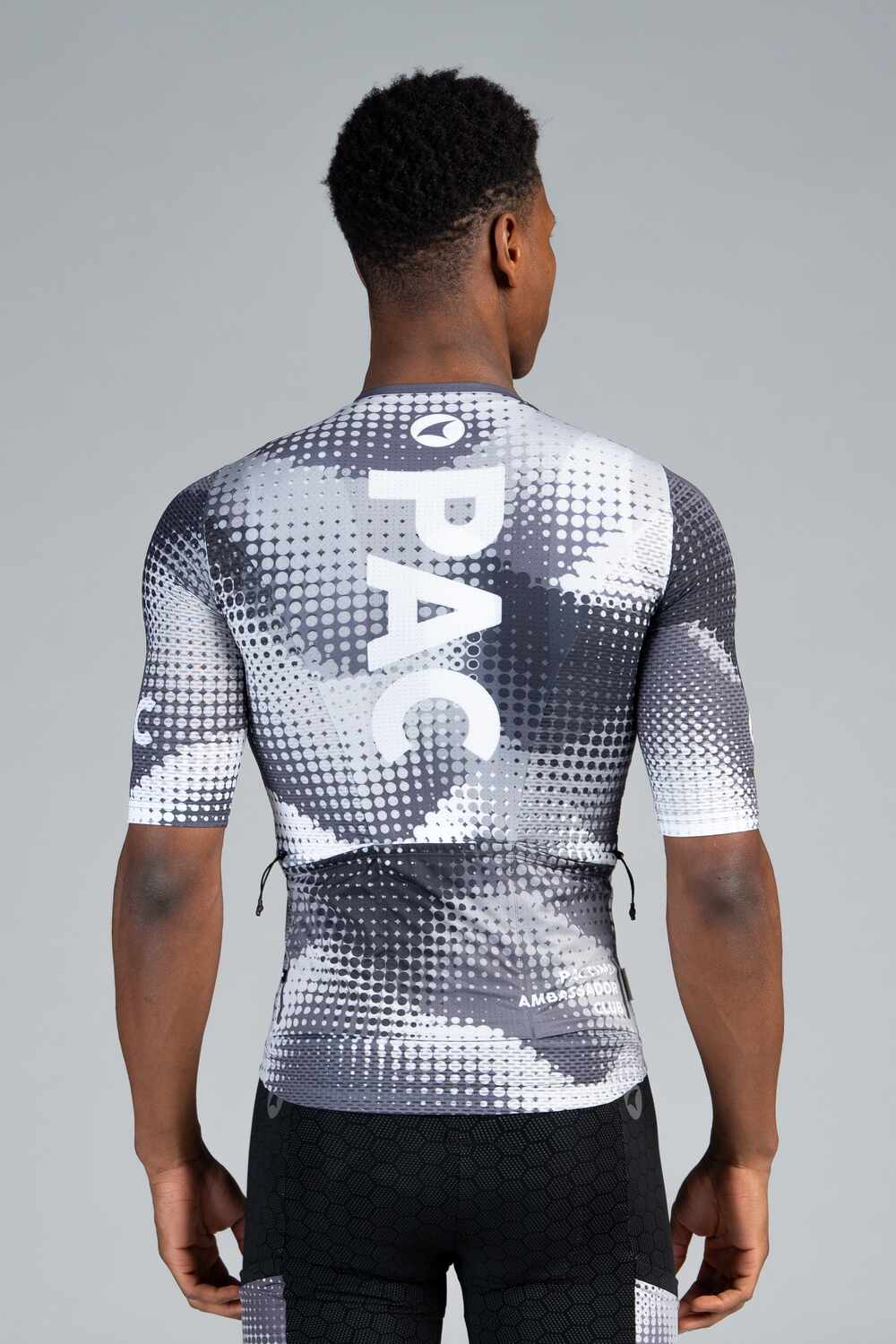 Men's PAC Aero Cargo Mesh Cycling Jersey - Granite Back View