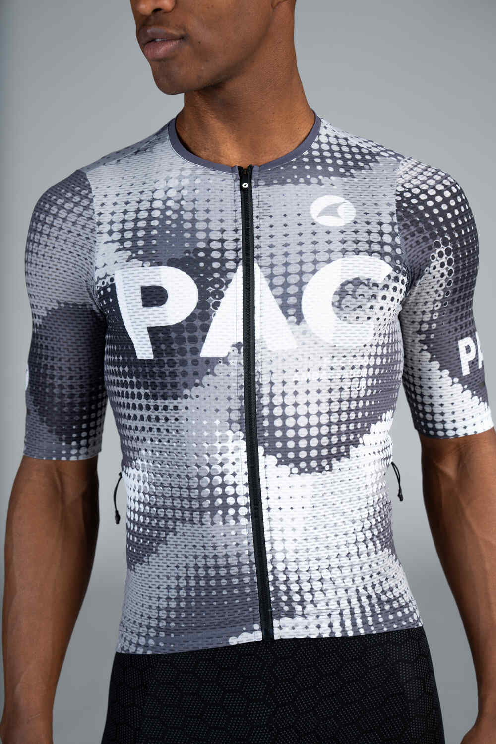 Men's PAC Aero Cargo Mesh Cycling Jersey - Granite Front Close-Up