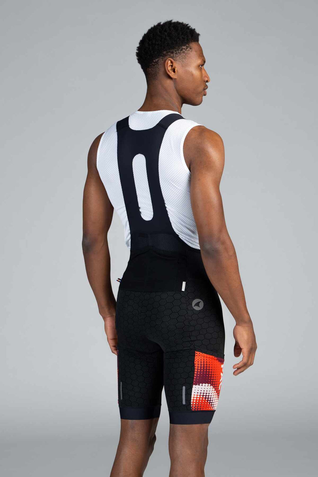 Men's PAC Cargo Bib Shorts - Desert Paintbrush Back View