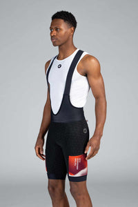 Men's PAC Cargo Bib Shorts - Desert Paintbrush Front View