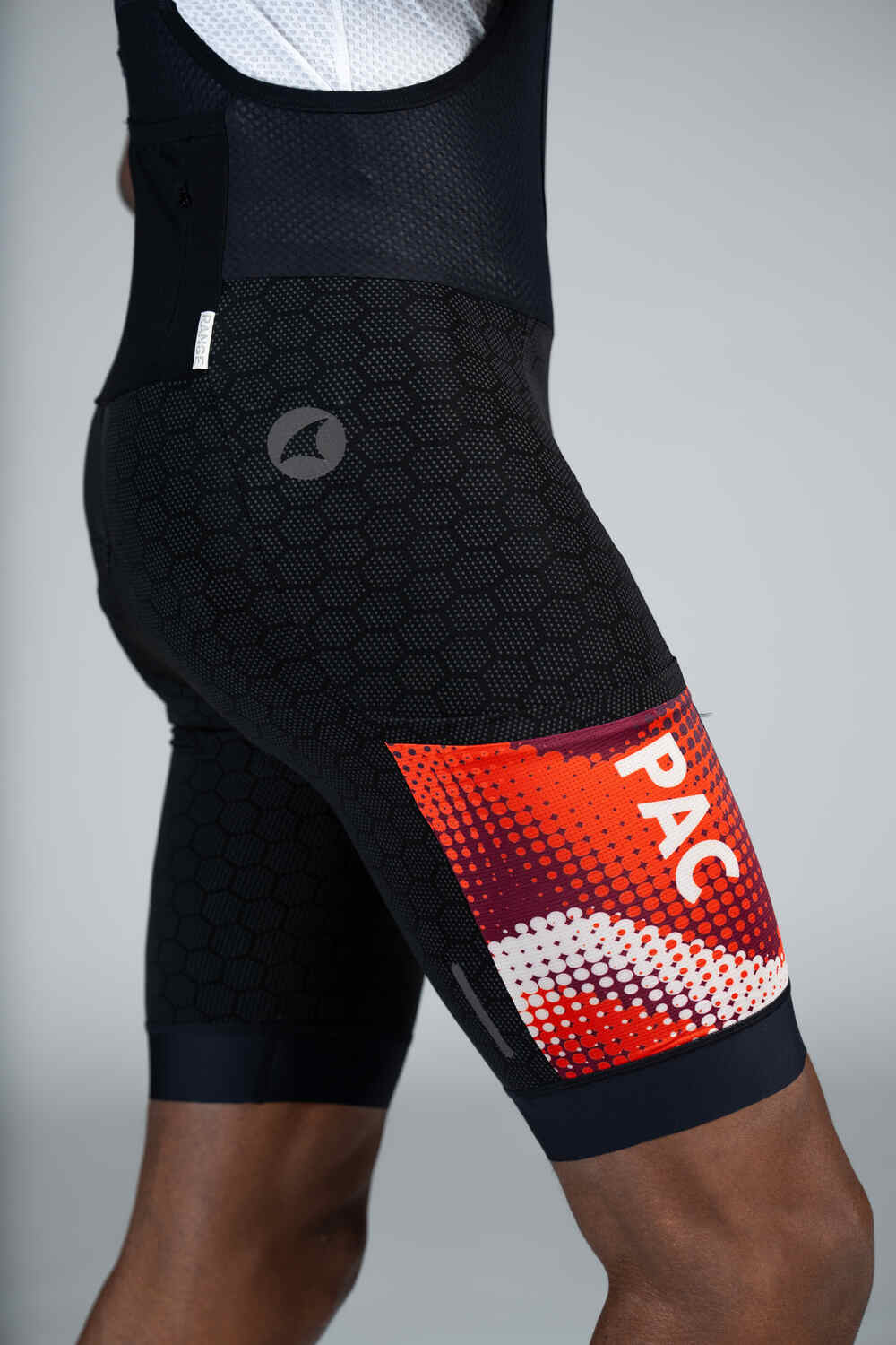 Men's PAC Cargo Bib Shorts - Desert Paintbrush Right Thigh