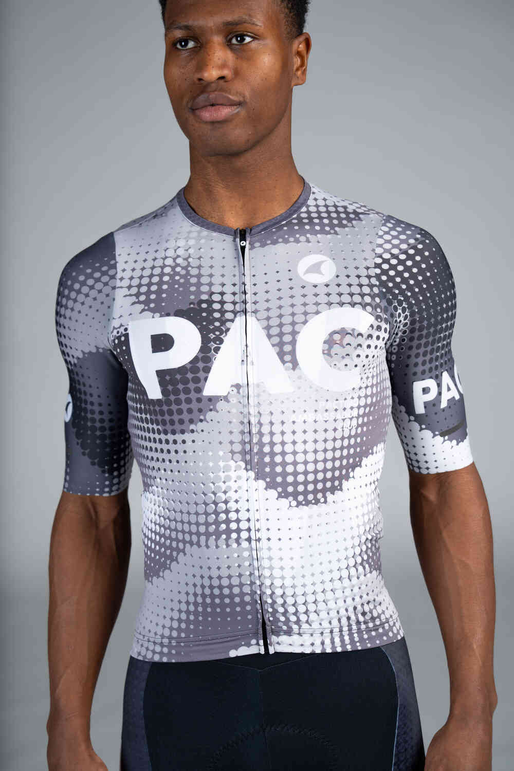 Men's PAC Summit Aero Jersey - Granite Front Close-Up