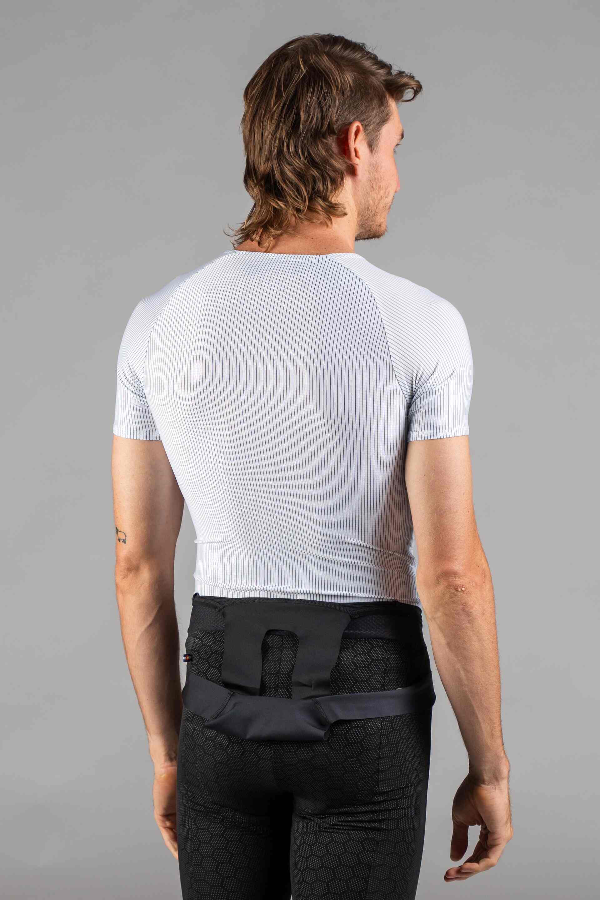 Men's Short Sleeve Cycling Base Layer - Back View
