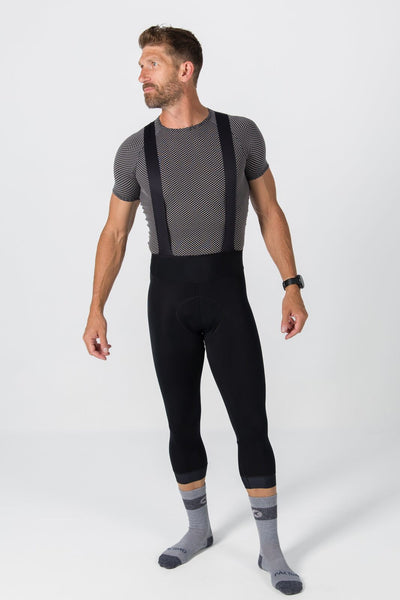Men s 3 4 Thermal Cycling Bib Tights Water Repelling Pactimo