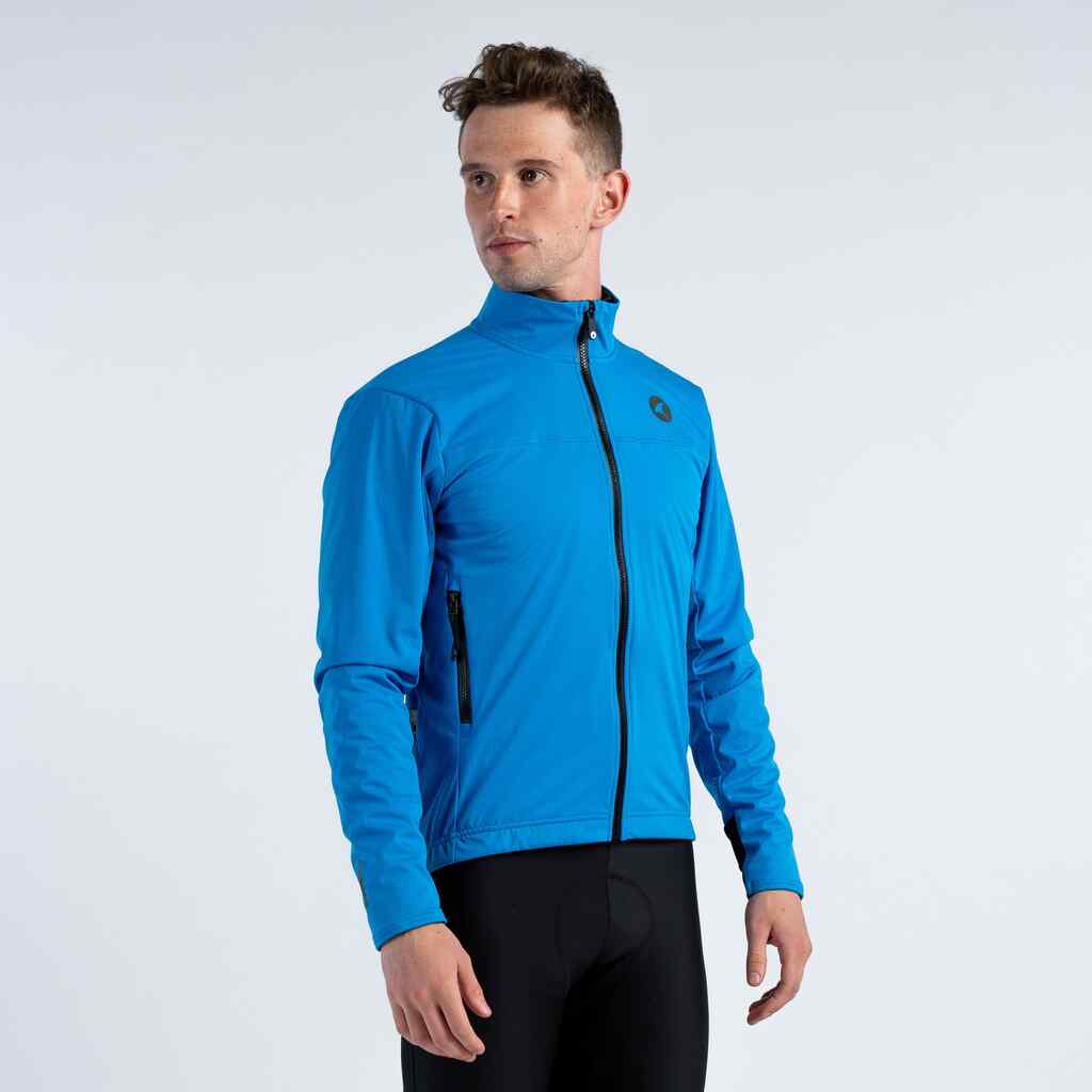 Men's Blue Winter Cycling Jacket