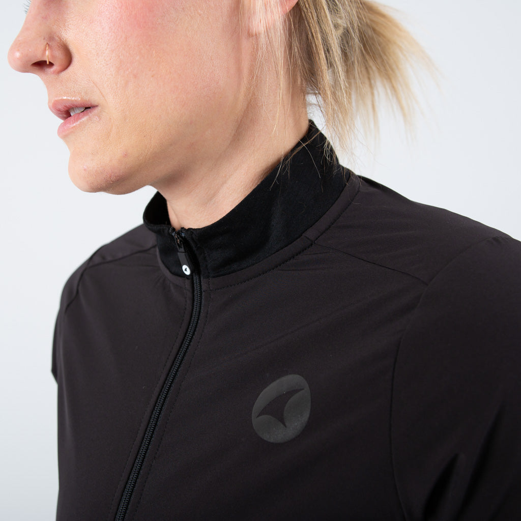 Women's Wind Resistant Cycling Jersey - Collar