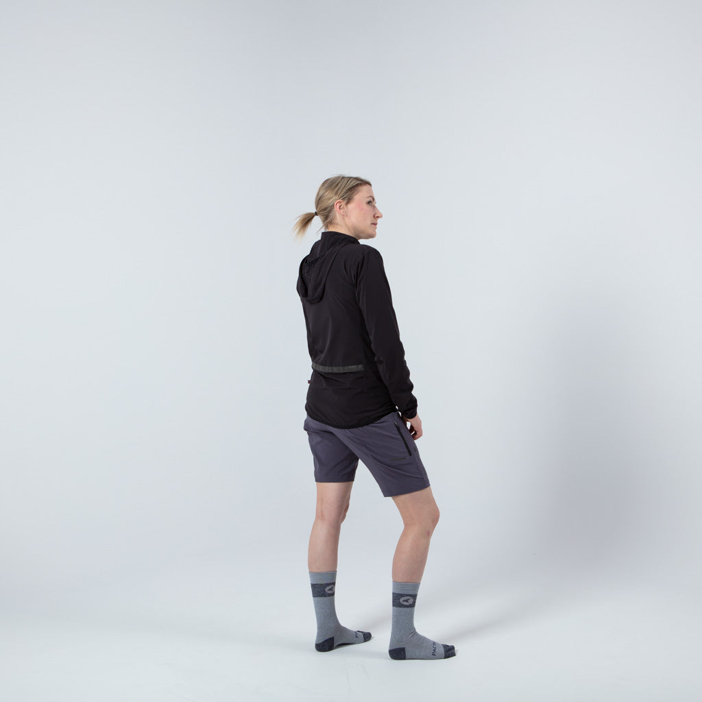 Women's Lightweight Packable MTB Jacket - Front View