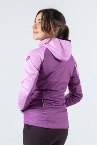 Women's Lilac MTB Hoodie - Back View